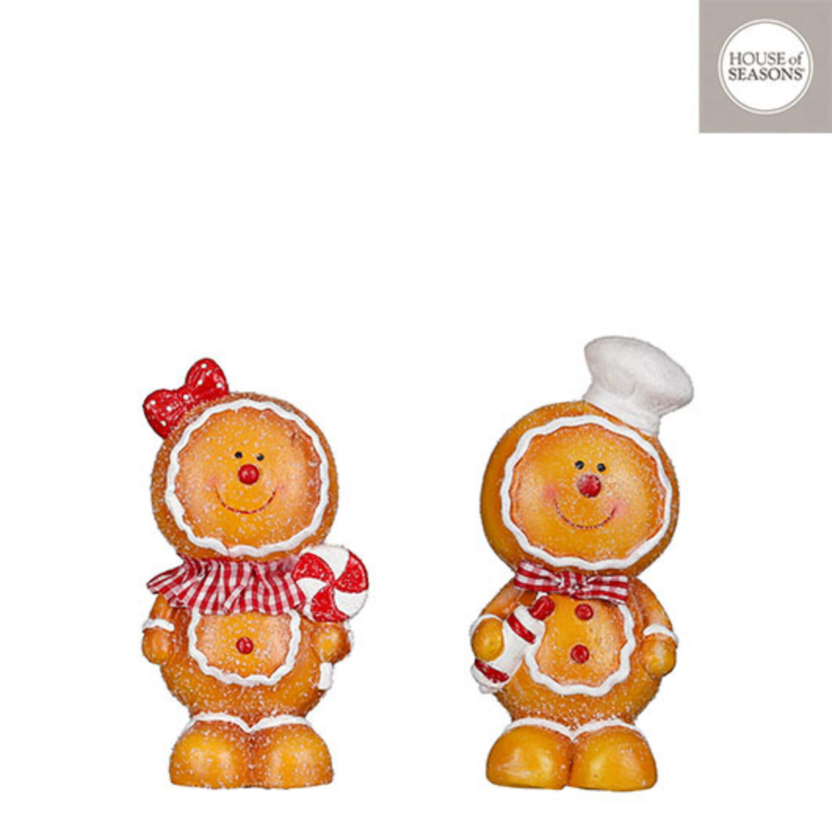 edelman Peperkoek bruin 2 assorti - l11xb9,5xh23cm