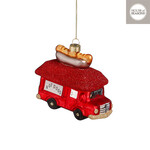 edelman Ornament foodtruck rood - l10xb6xh8,5cm