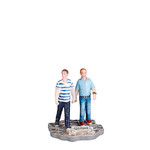 Luville Efteling-bezoekers: Wandelen in het park - l5,5xb5,5xh6,5cm