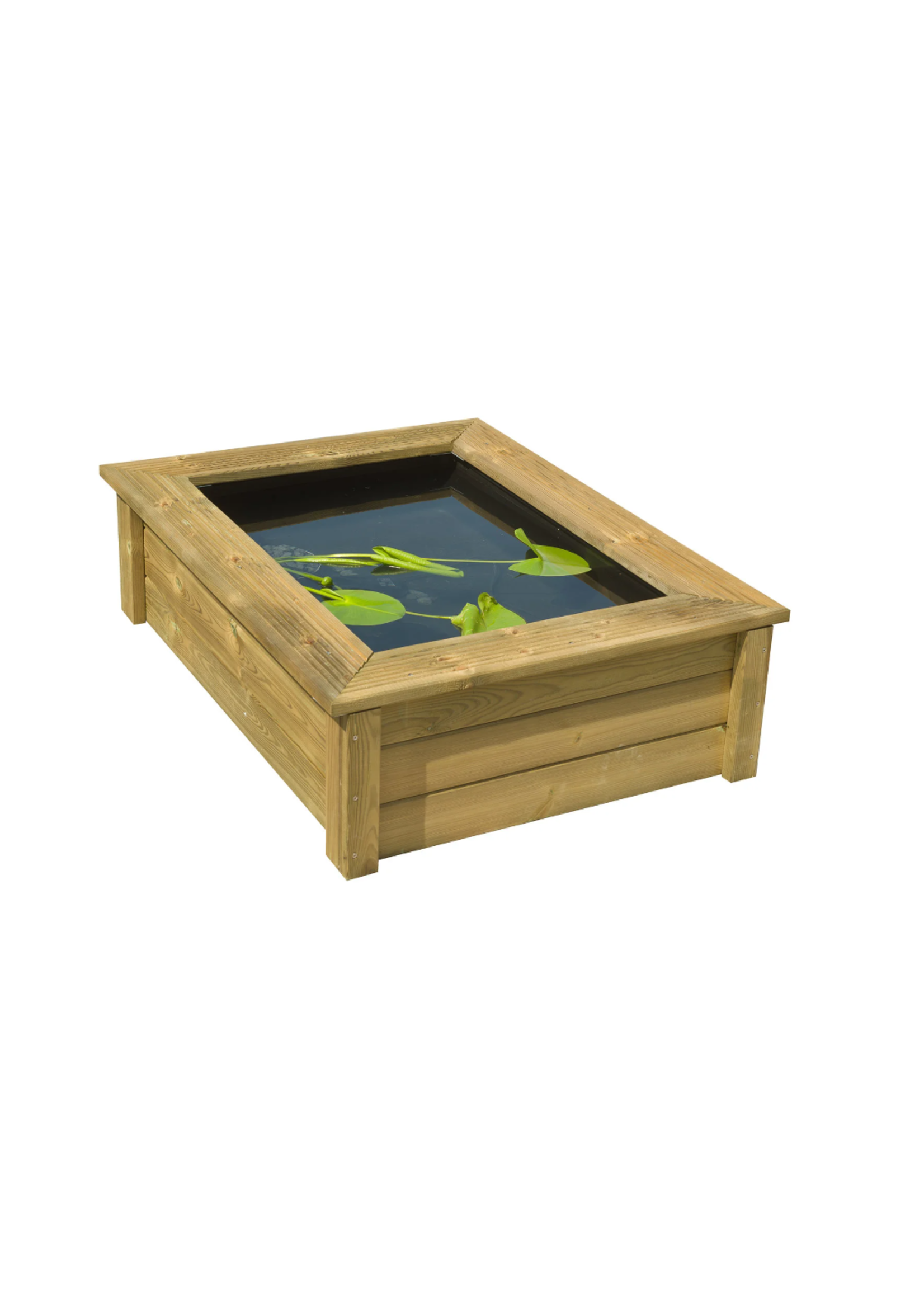 Ubbink Quadro wood I houten FSC frame voor Quadro 5 H33,8x119,4x90,5cm