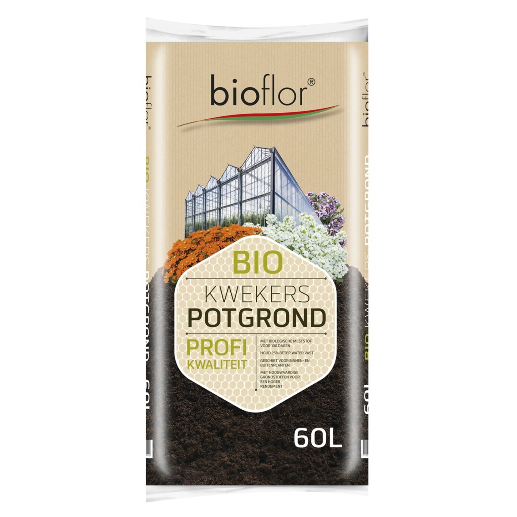 bioflor Bioflor BIO Kwekers Potgrond 60 ltr