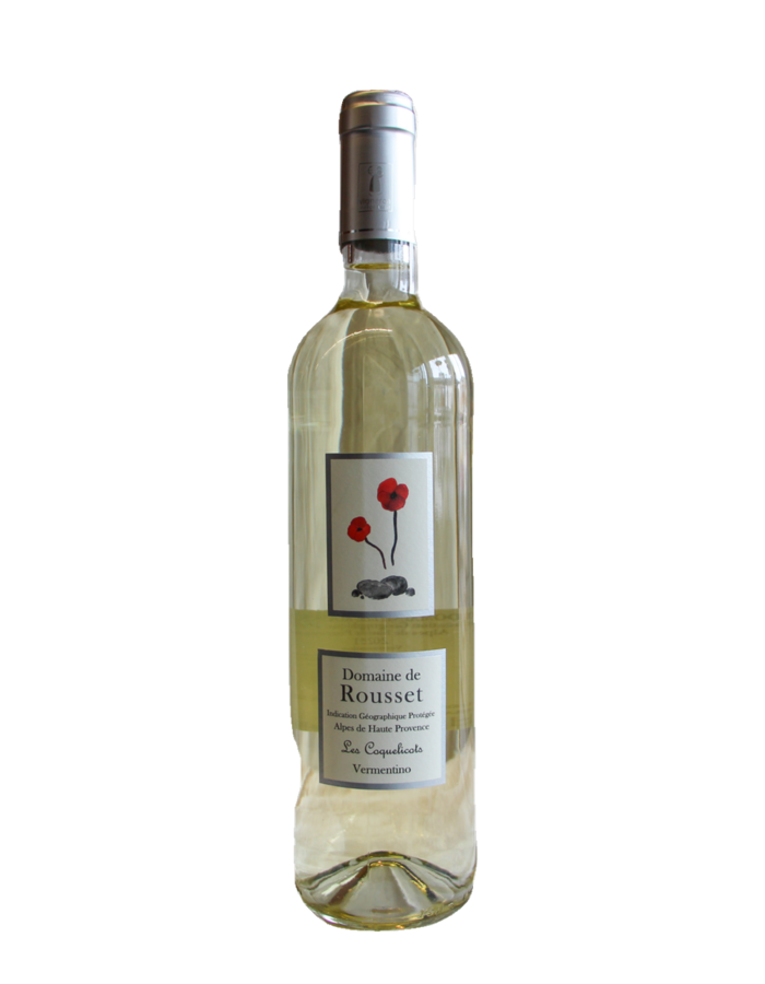 Château de Rousset Alpes de Haute Provence Domaine de Rousset "Les Coquelicots Vermentino"