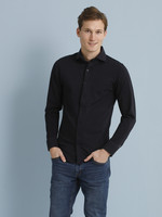 Comodo Shirts Navy Blue Stretch Shirt