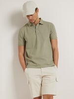 Comodo Shirts Seagrass green stretch polo