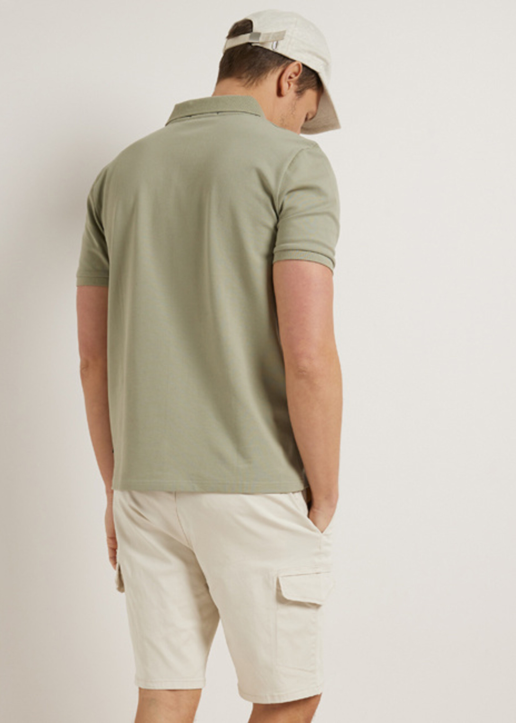 Comodo Shirts Seagrass green stretch polo