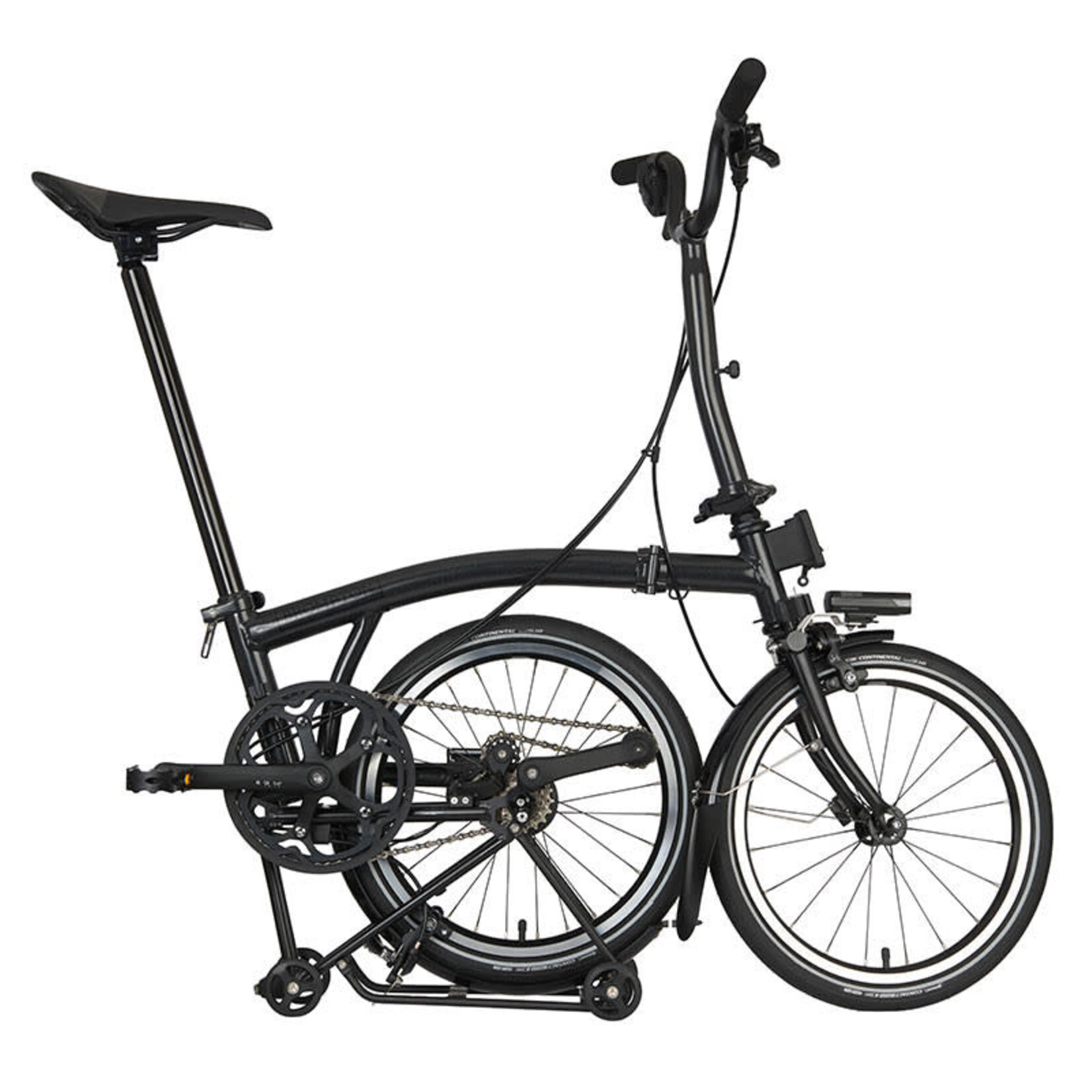 M4R0T8BB60OC Brompton P Line Urban Mid Midnight Black Metallic