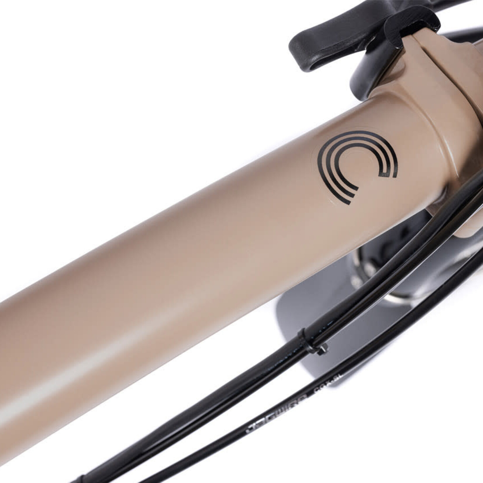 Brompton Electric C Line 4 Speed High Folding Bike - Dune Sand