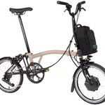 Brompton Electric C Line Urban High - Dune Sand