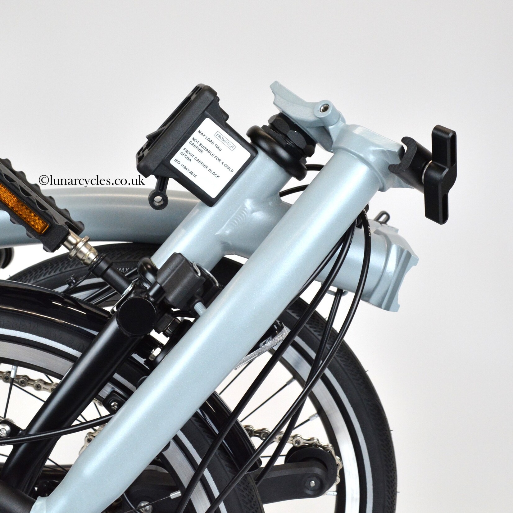 Brompton P Line 4 Speed Mid Folding Bike - Lunar Ice