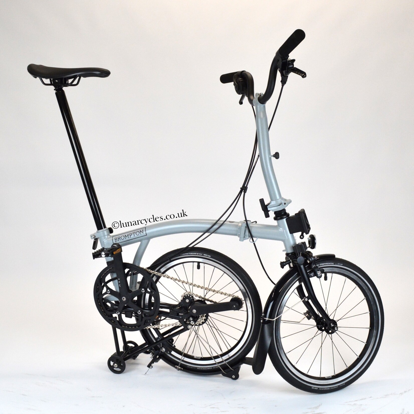 Brompton P Line 4 Speed Mid Folding Bike - Lunar Ice