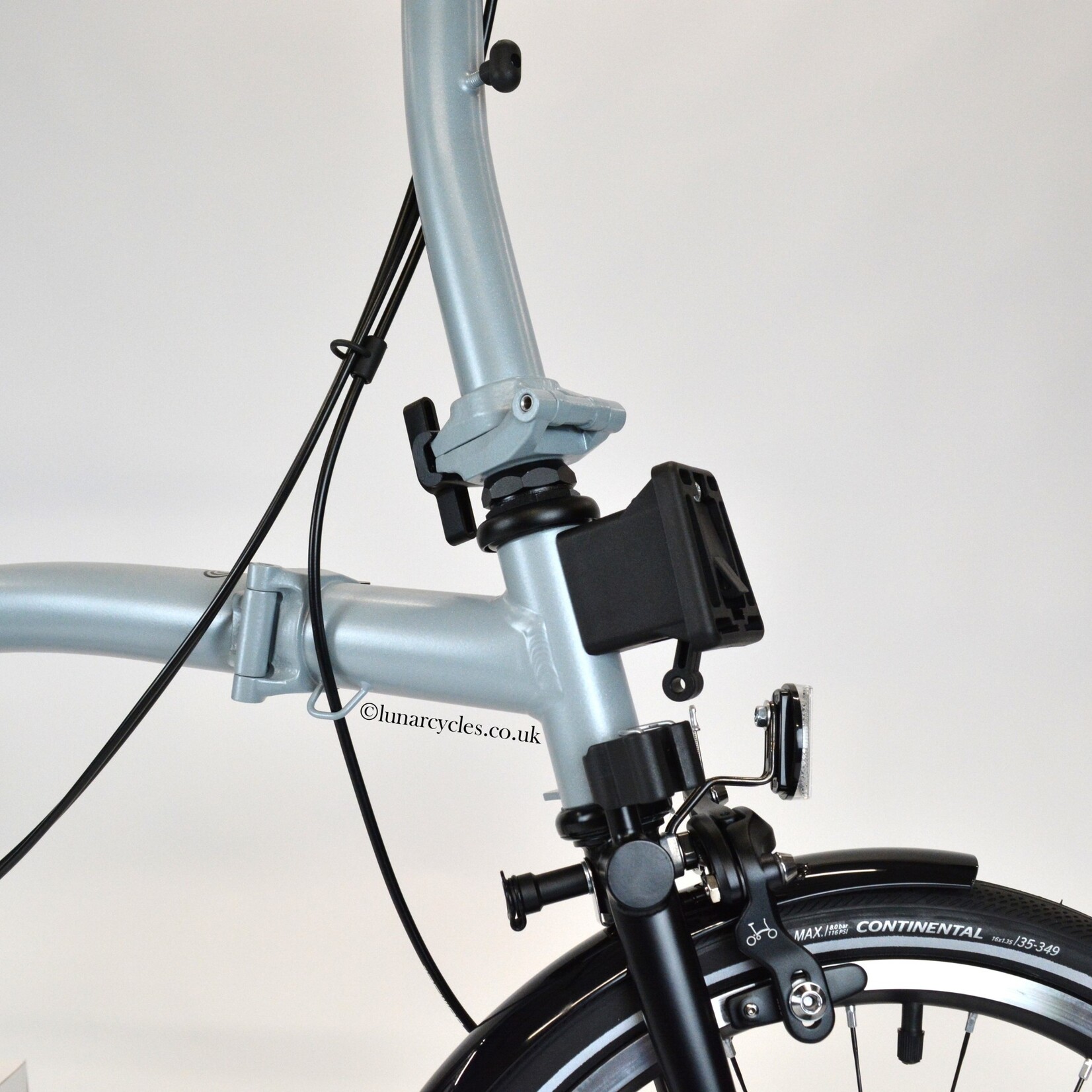 Brompton P Line 4 Speed Mid Folding Bike - Lunar Ice
