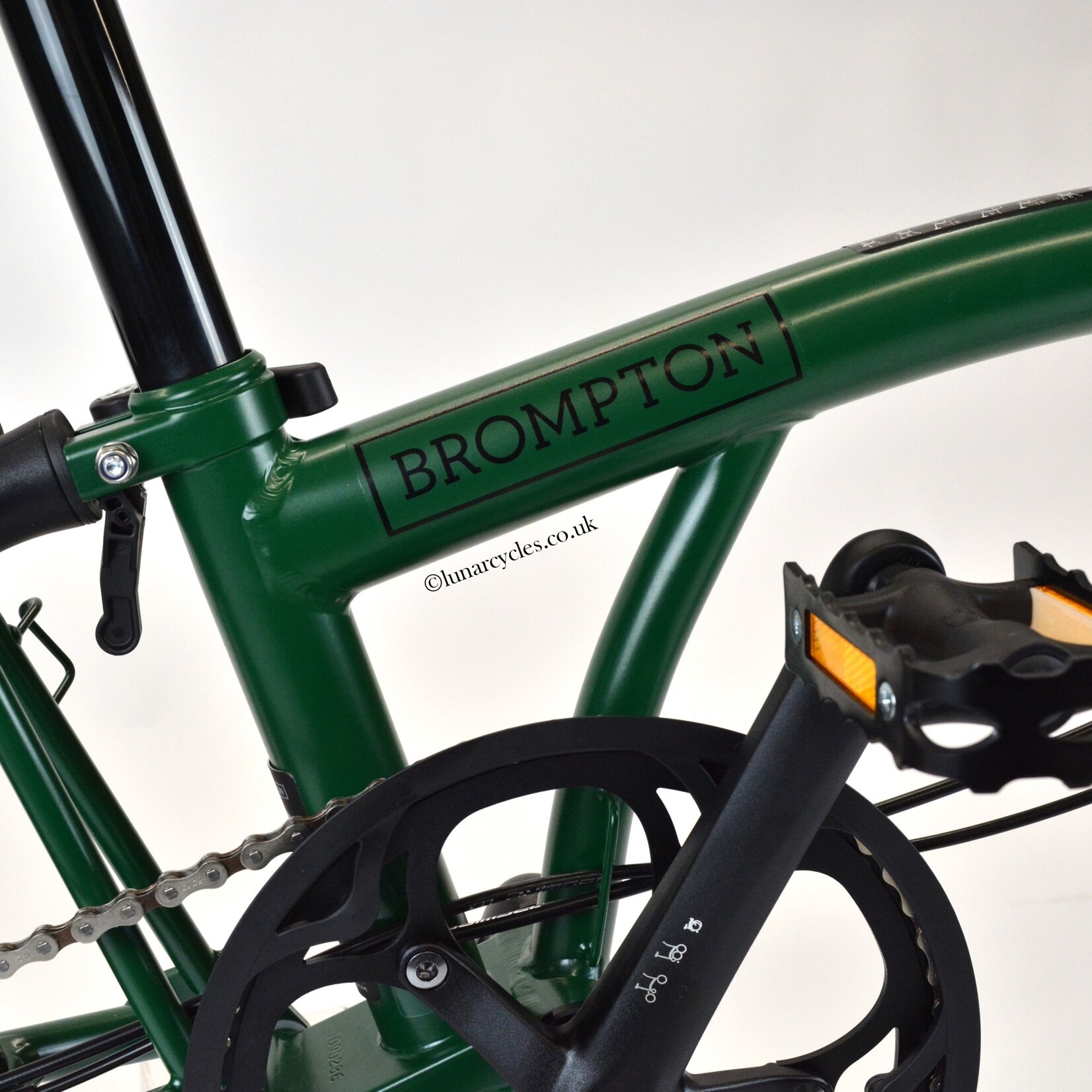 Brompton C Line Urban Mid Folding Bike - Racing Green