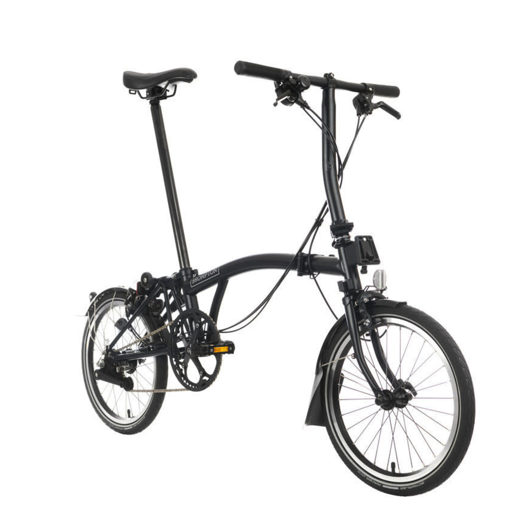 Brompton C Line Explore Low Folding Bike - Black