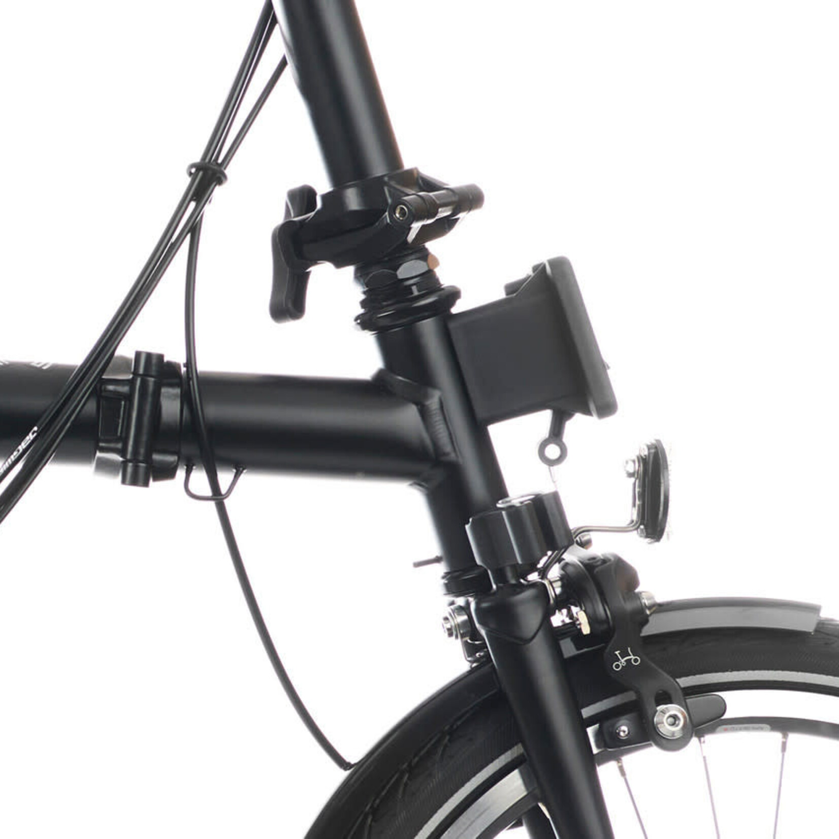 Brompton C Line Explore Low Folding Bike - Black