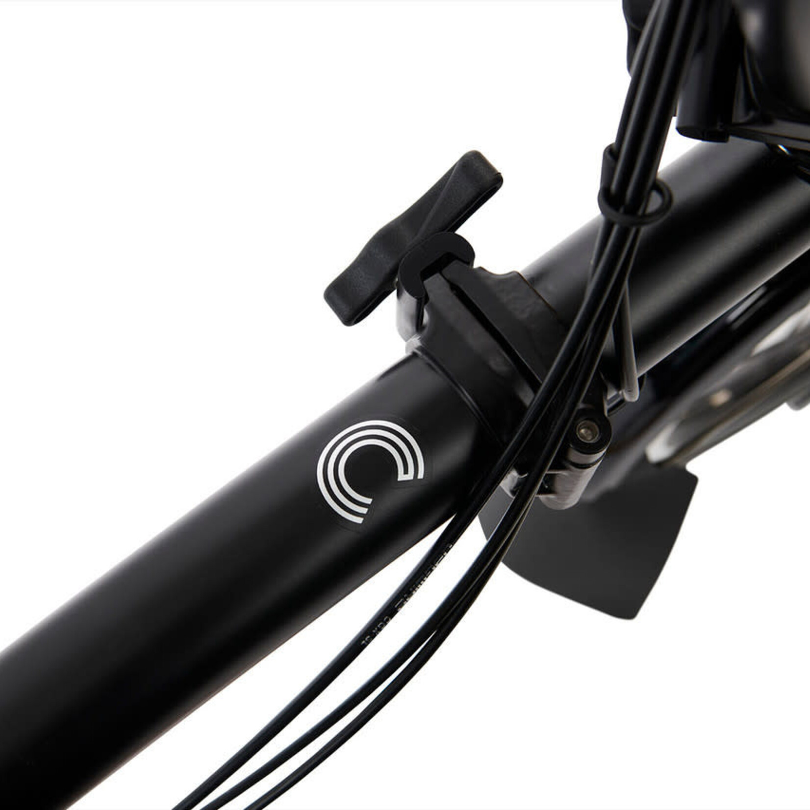 Brompton C Line Explore Low Folding Bike - Black