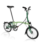 Brompton C Line Explore Mid Matcha Green Main Frame with Racing Green Extremities