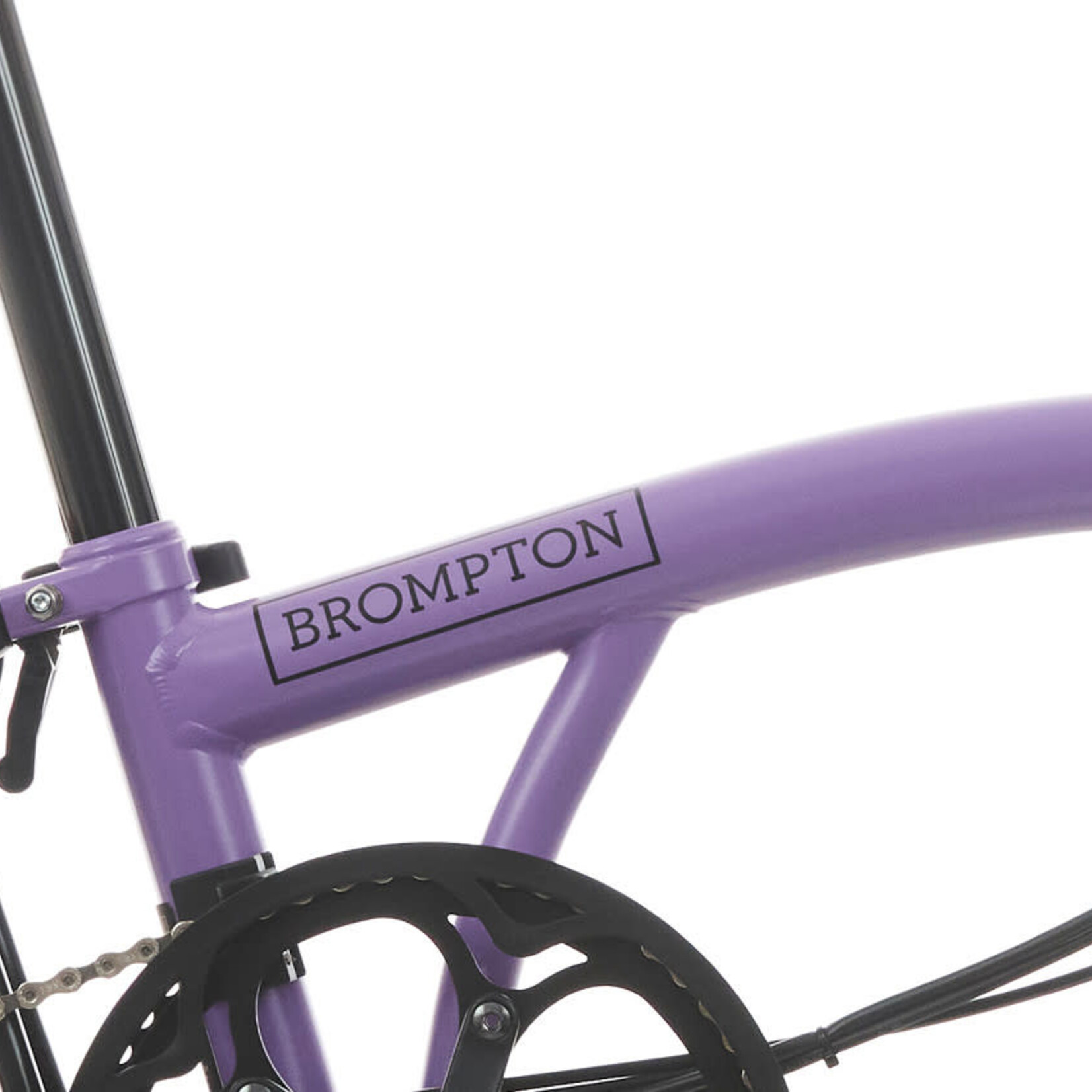 Brompton Electric C Line 12 Speed High Folding Bike - Pop Lilac Matt