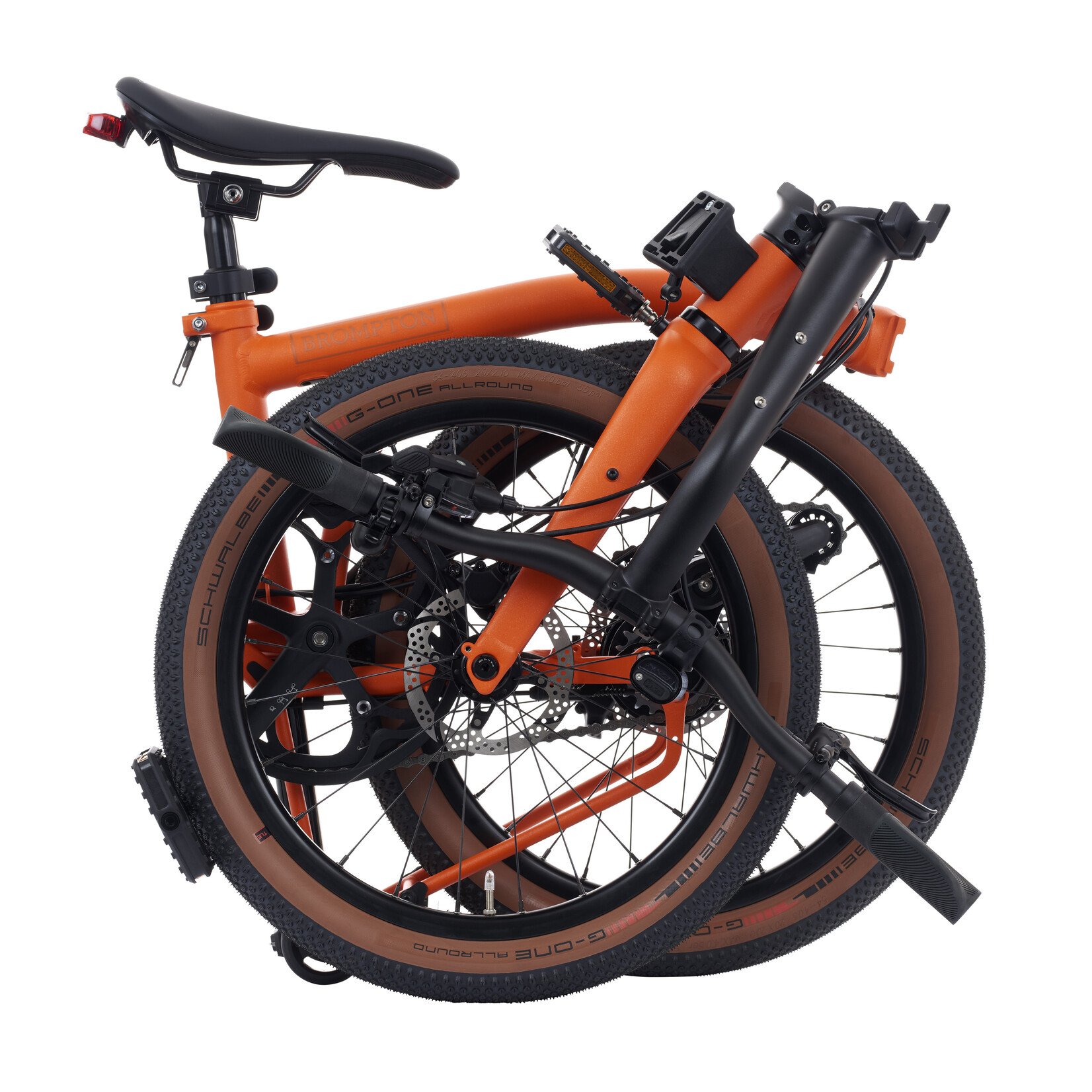 Brompton G Line with Roller Frame - 8-speed/ Adventure Orange