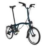 Brompton C Line Explore Mid With Rack - Ocean Blue