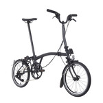 Brompton P Line Explore 12 speed Mid - Midnight Black Metallic