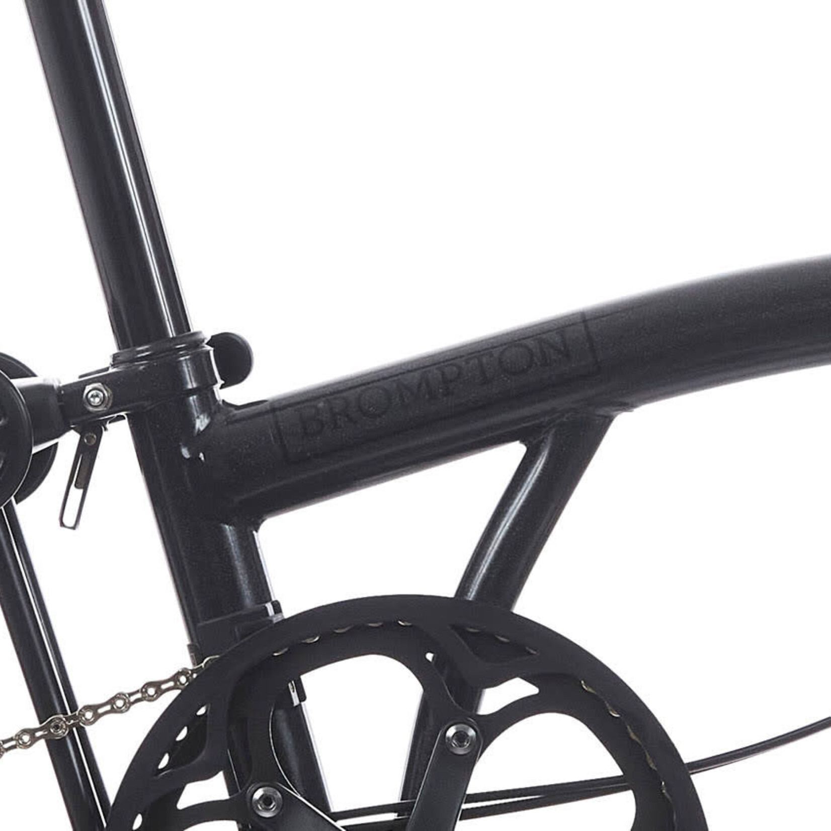 Brompton P Line Explore 12 speed Mid - Midnight Black Metallic