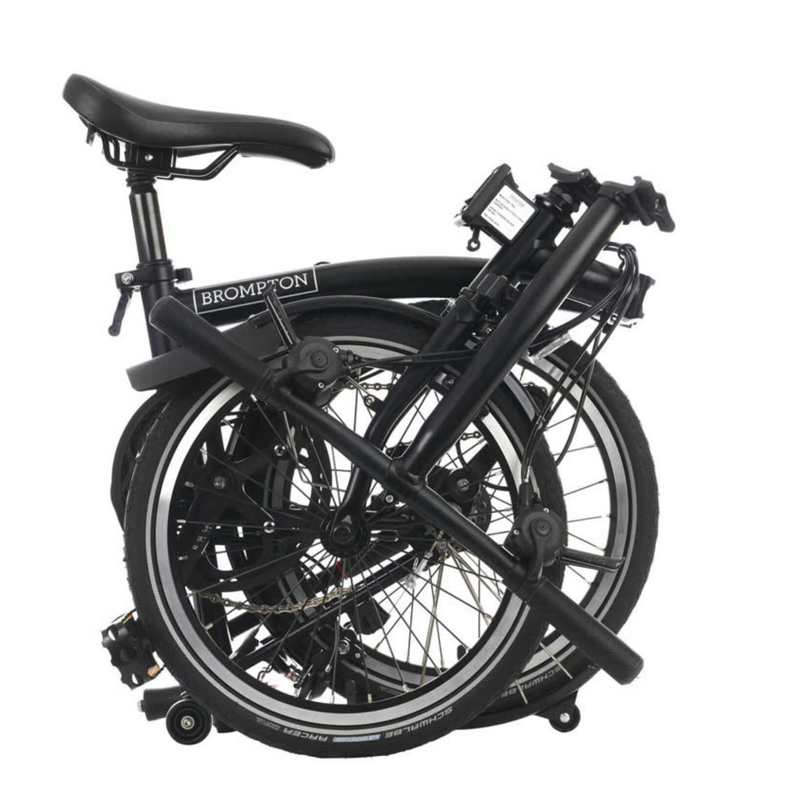 Brompton C Line 6 Speed Low Folding Bike - Black
