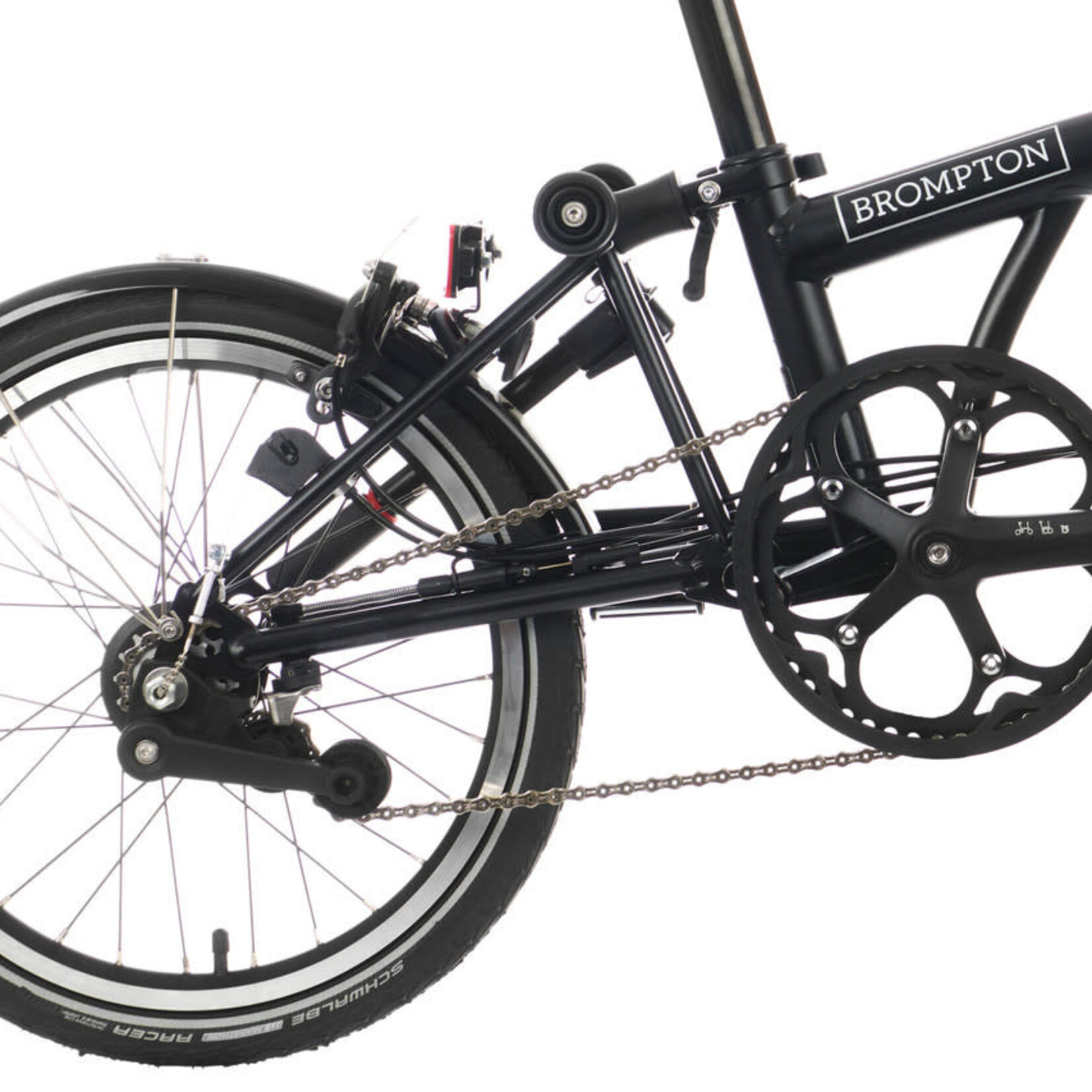 Brompton C Line 6 Speed Low Folding Bike - Black