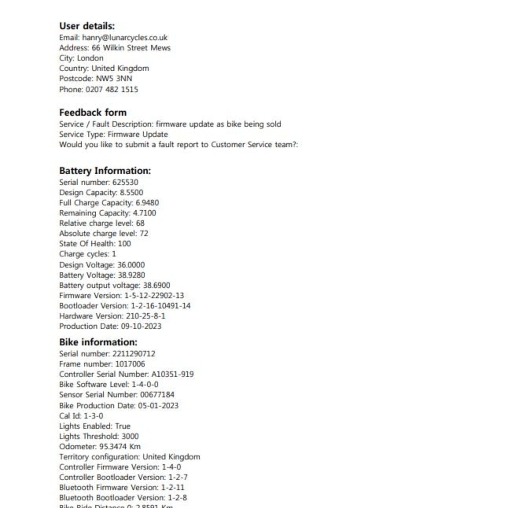 Brompton EX-DEMO Electric P Line 4 Speed Mid with Roller Rack Storm Grey Metallic