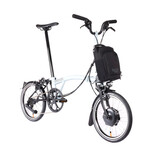 Brompton Electric P Line 4 Speed Mid Lunar Ice