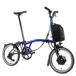 Brompton Electric P Line 12 Speed Mid Bolt Blue Lacquer