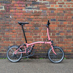 Brompton EX-DEMO C Line 12 Speed Mid Flamingo Pink