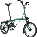 Brompton C Line 4 Speed Mid - Palm Green