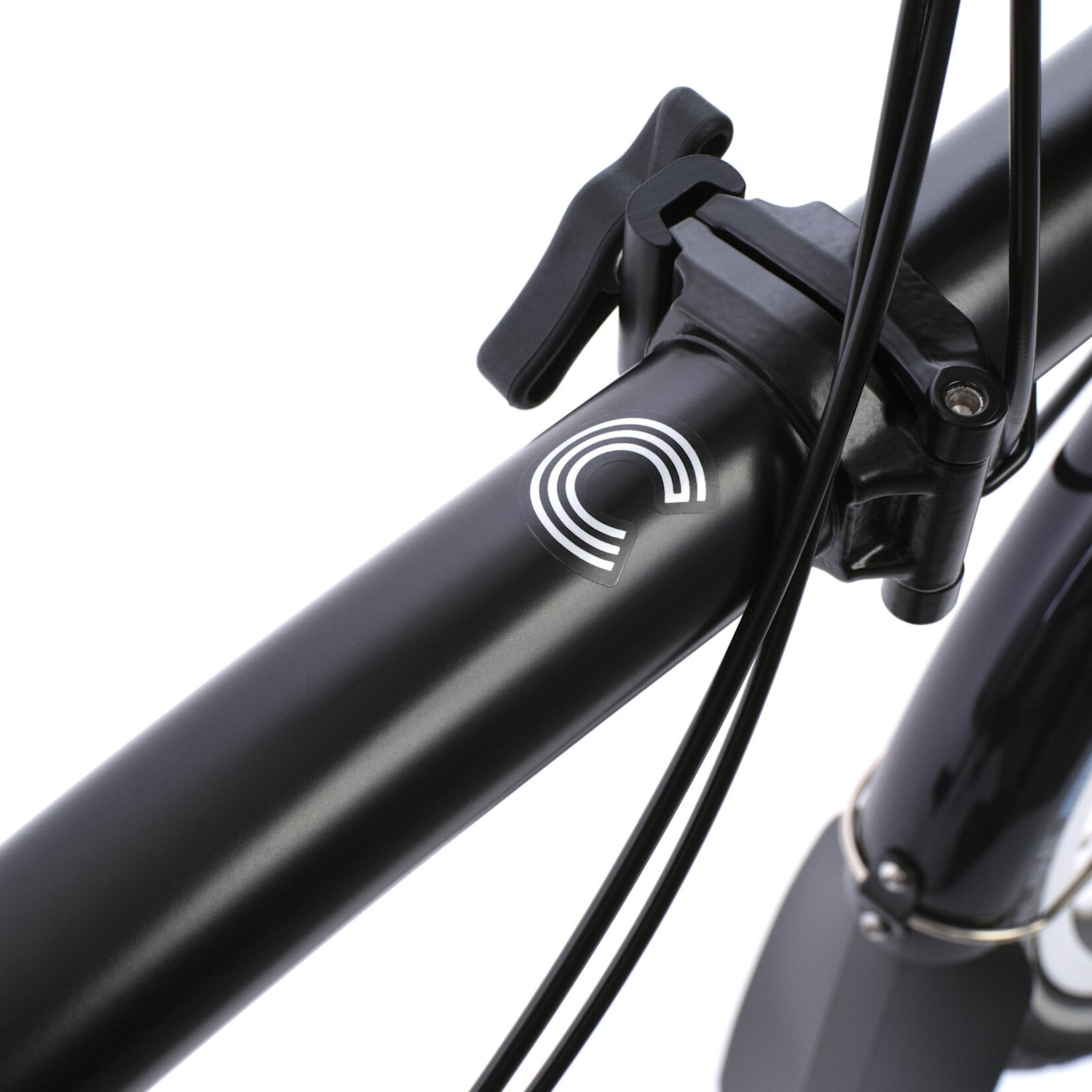 Brompton C Line 4 Speed High Folding Bike - Matt Black