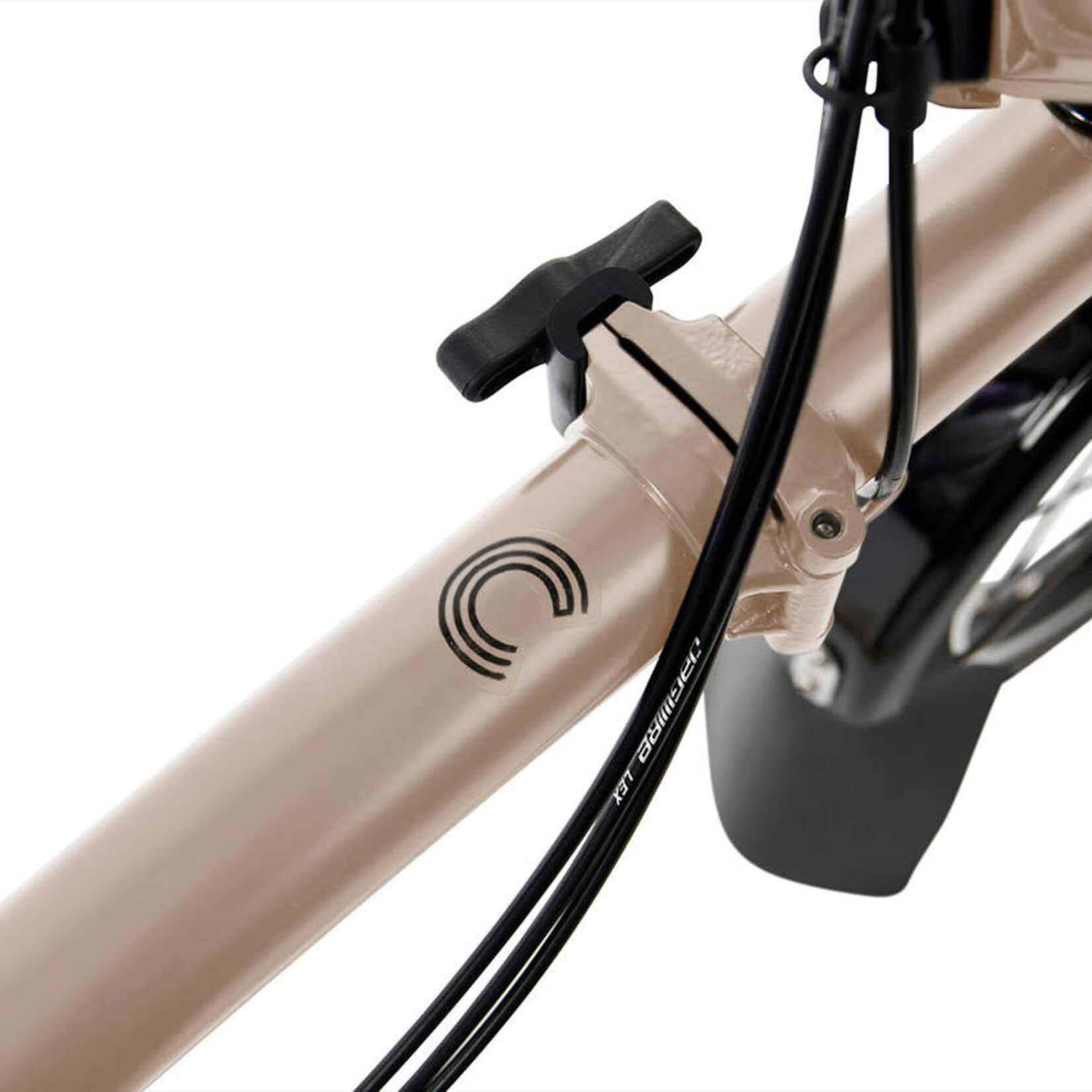 Brompton C Line 4 Speed Low Folding Bike - Dune Sand