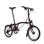 Brompton C Line 4 Speed Low - Plum Red
