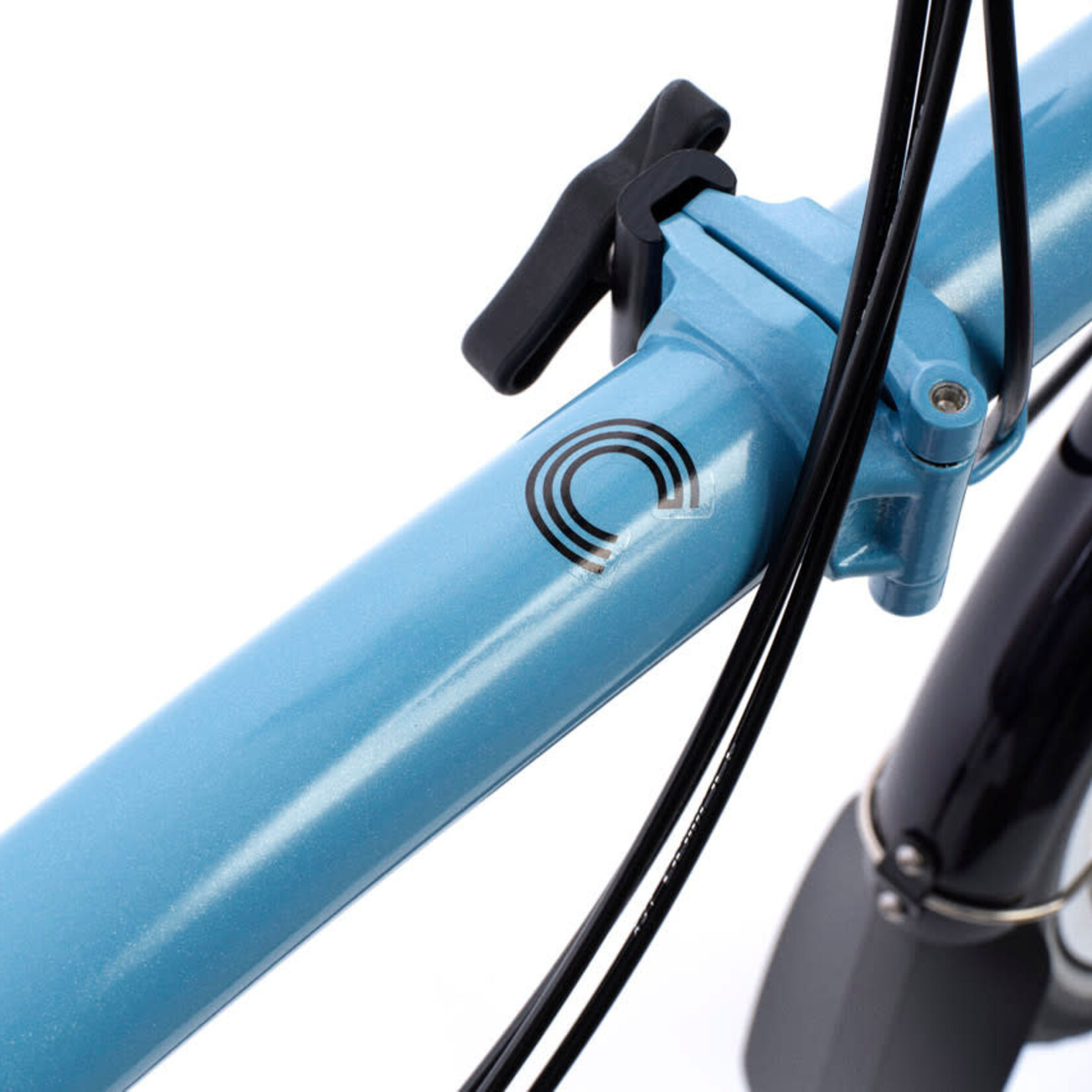 Brompton C Line 12 Speed Low Folding Bike - Cloud Metallic