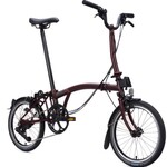 Brompton C Line 12 Speed Mid - Plum Red