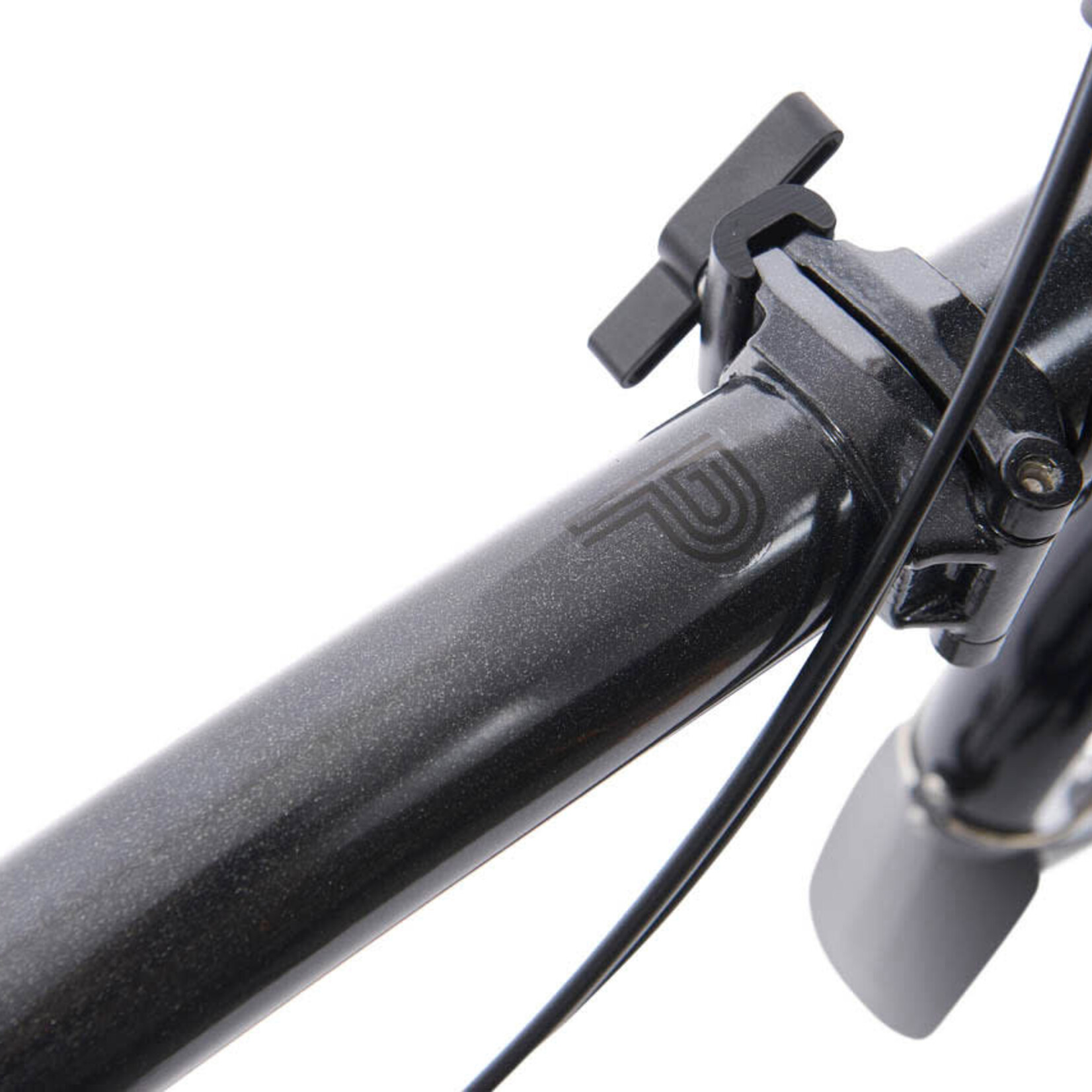 Brompton P Line 12 Speed High Folding Bike - Midnight Black Metallic