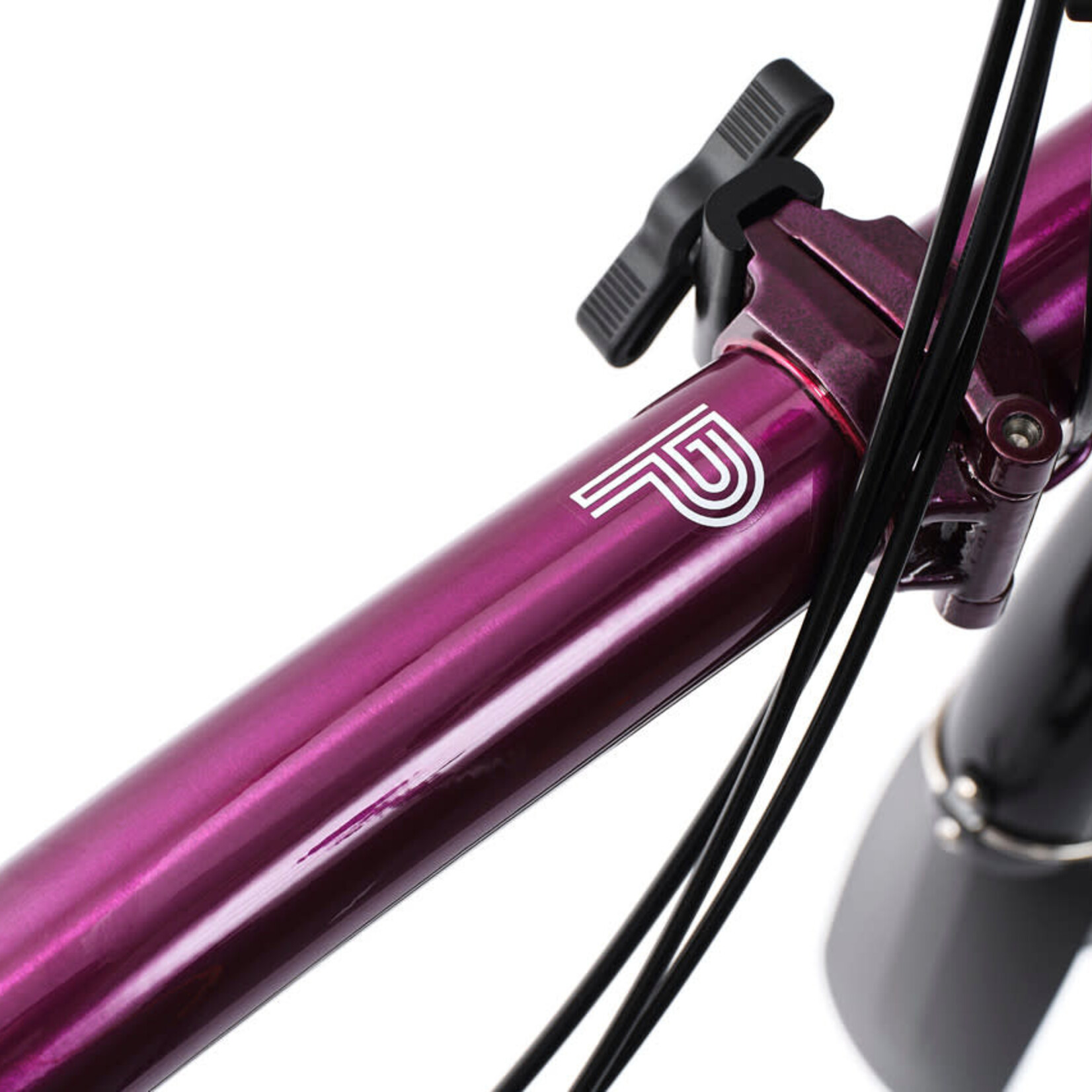 Brompton P Line 12 Speed Mid Folding Bike - Amethyst Lacquer