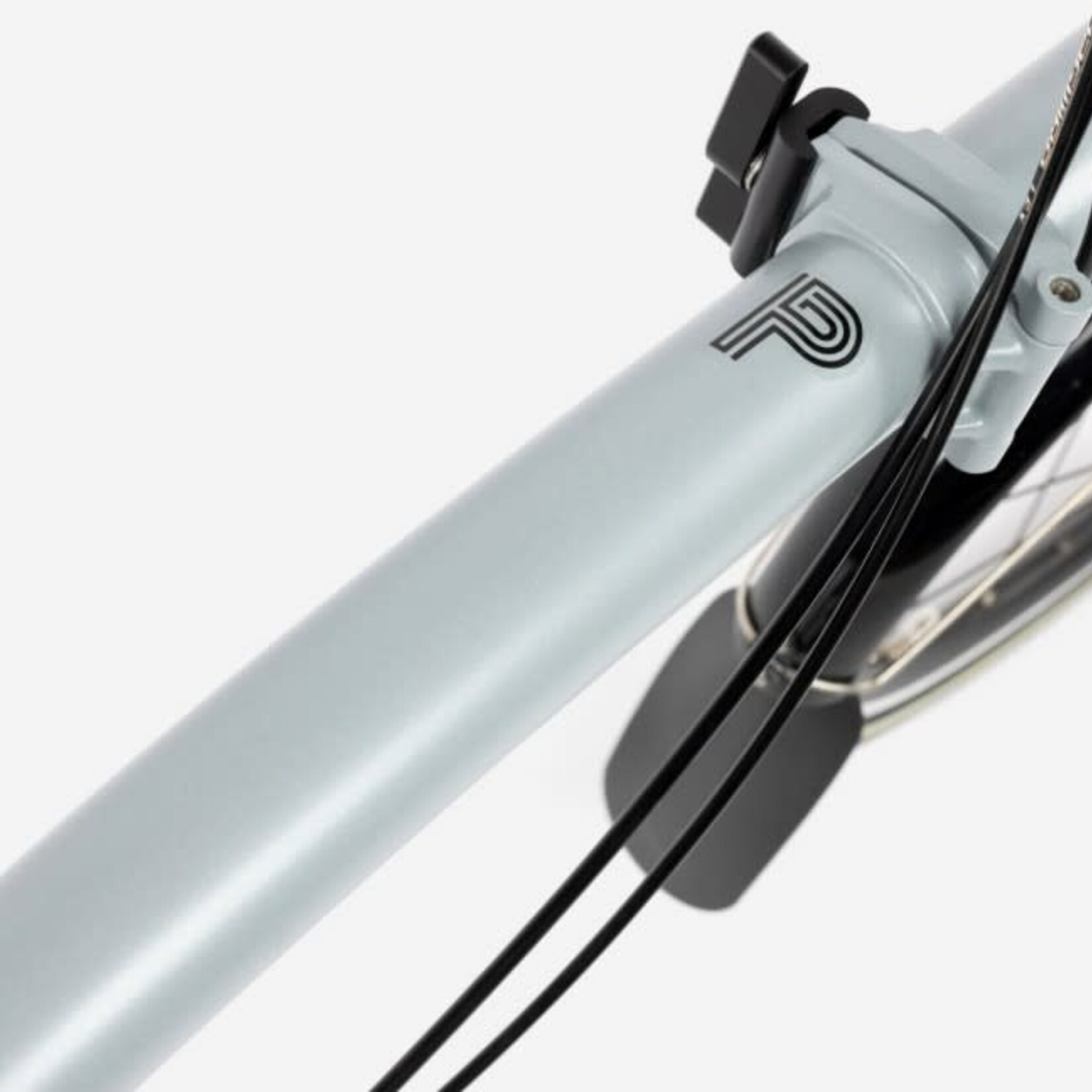 Brompton P Line 4 Speed Low Folding Bike - Lunar Ice