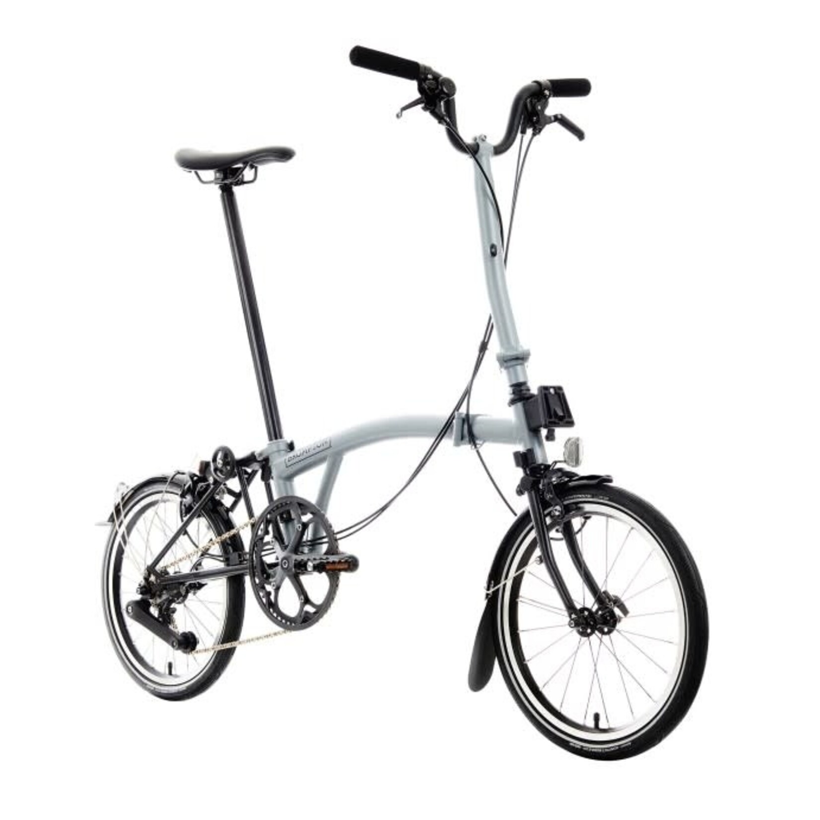 Brompton P Line 4 Speed High Folding Bike - Lunar Ice