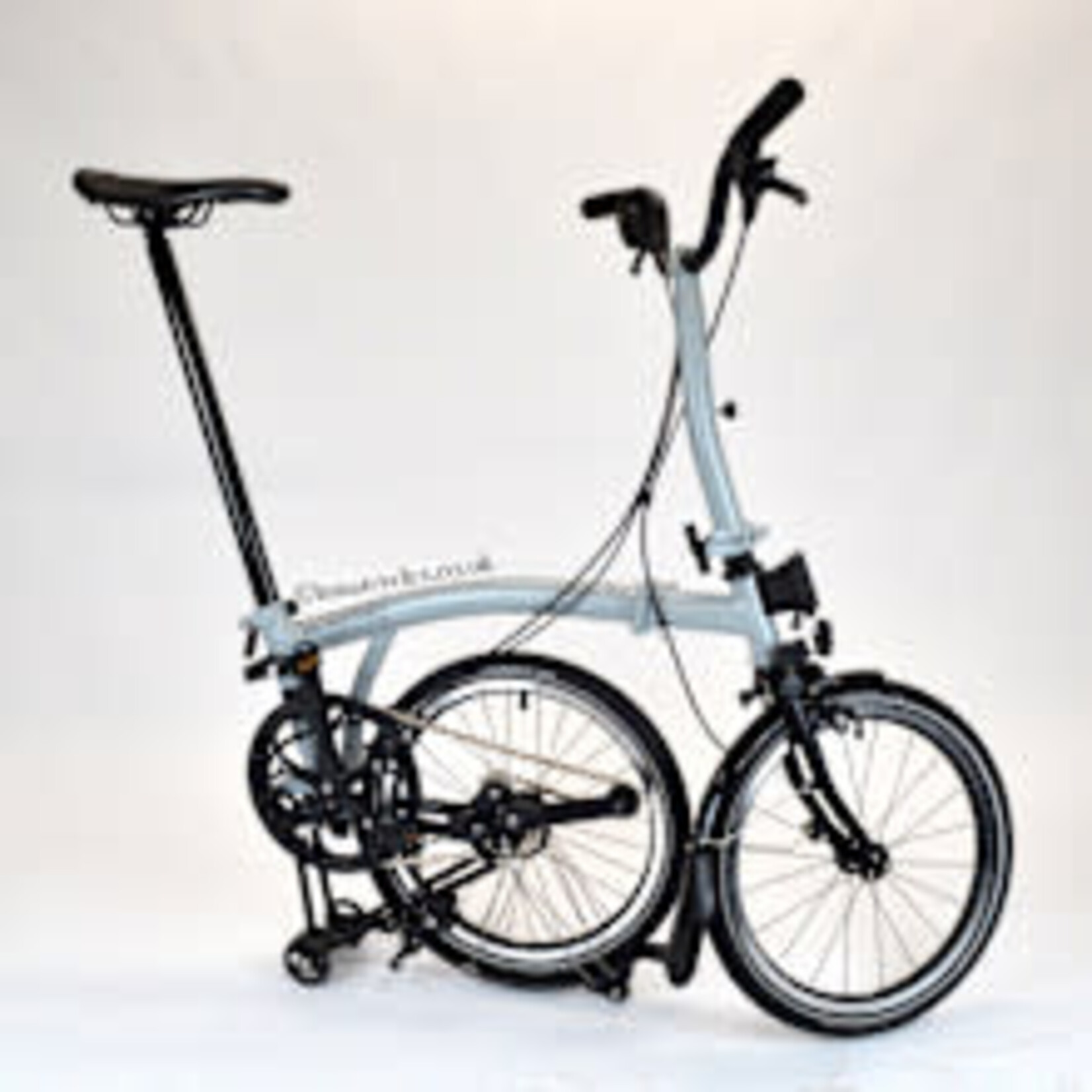 Brompton P Line 4 Speed High Folding Bike - Lunar Ice