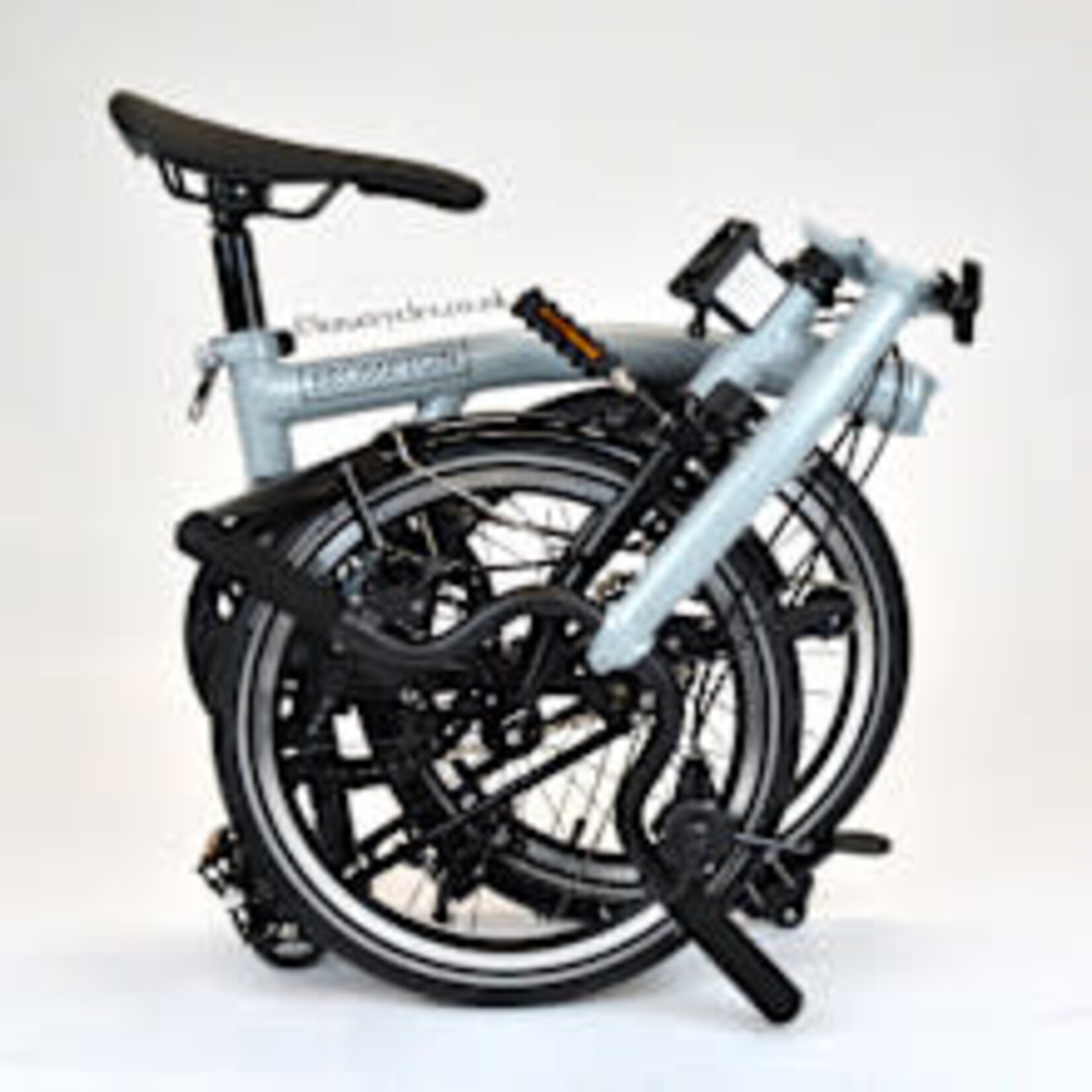 Brompton P Line 4 Speed High Folding Bike - Lunar Ice