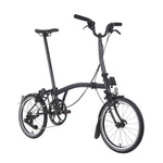 Brompton P Line 4 Speed Mid - Midnight Black Metallic
