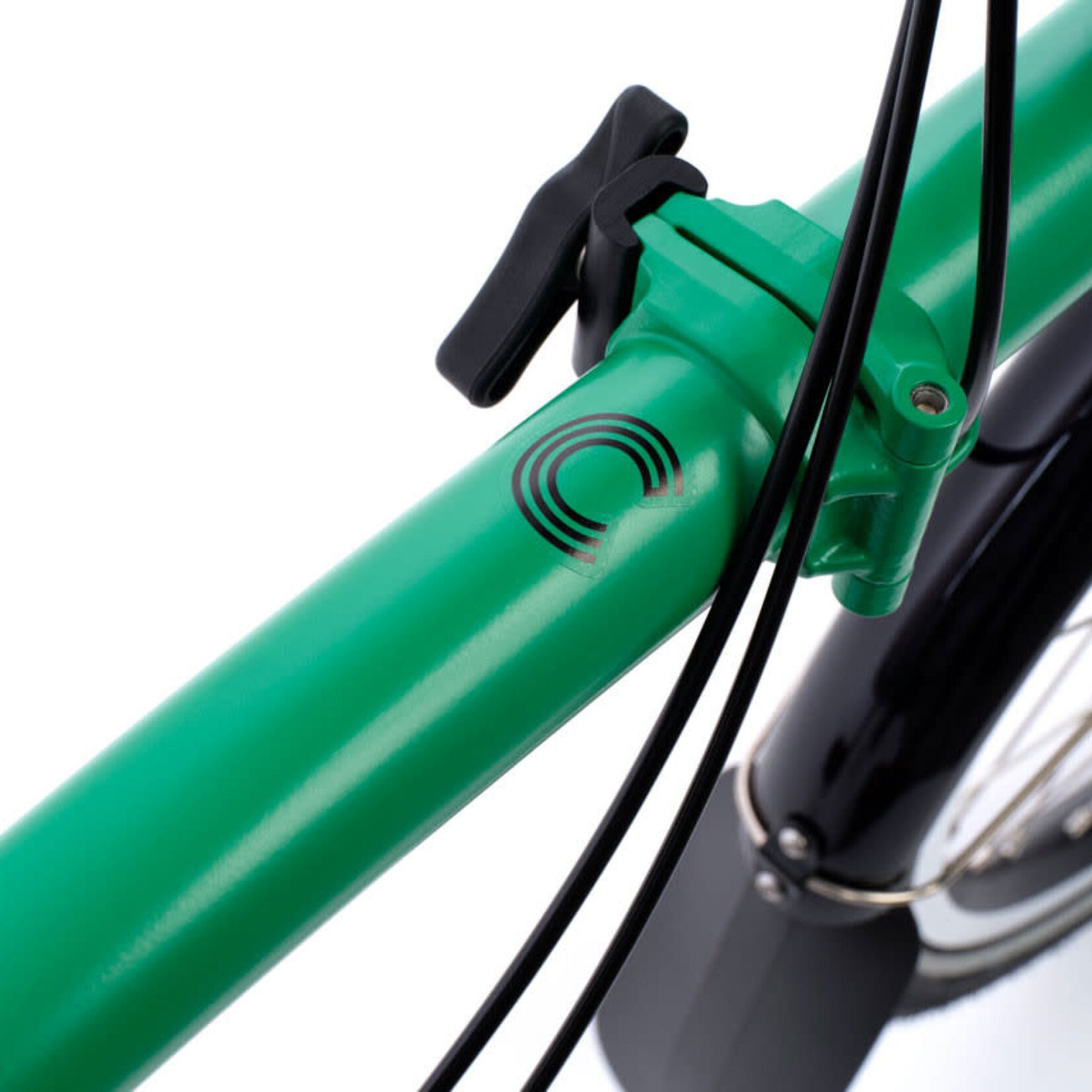 Brompton C Line 12 Speed Mid Folding Bike - Palm Green