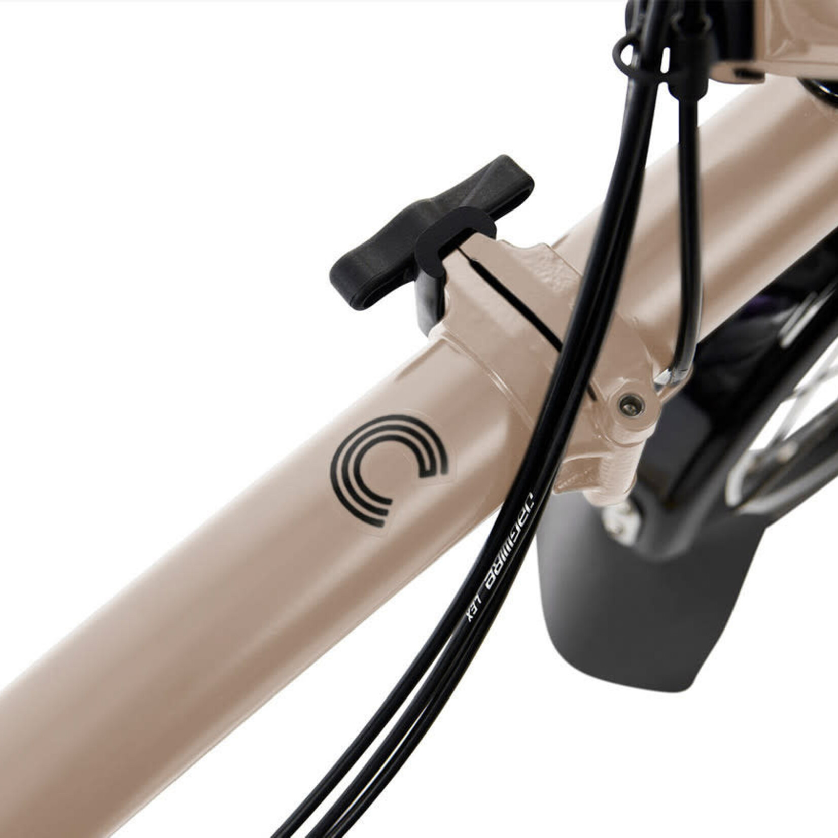 Brompton C Line 12 Speed Mid Folding Bike - Dune Sand