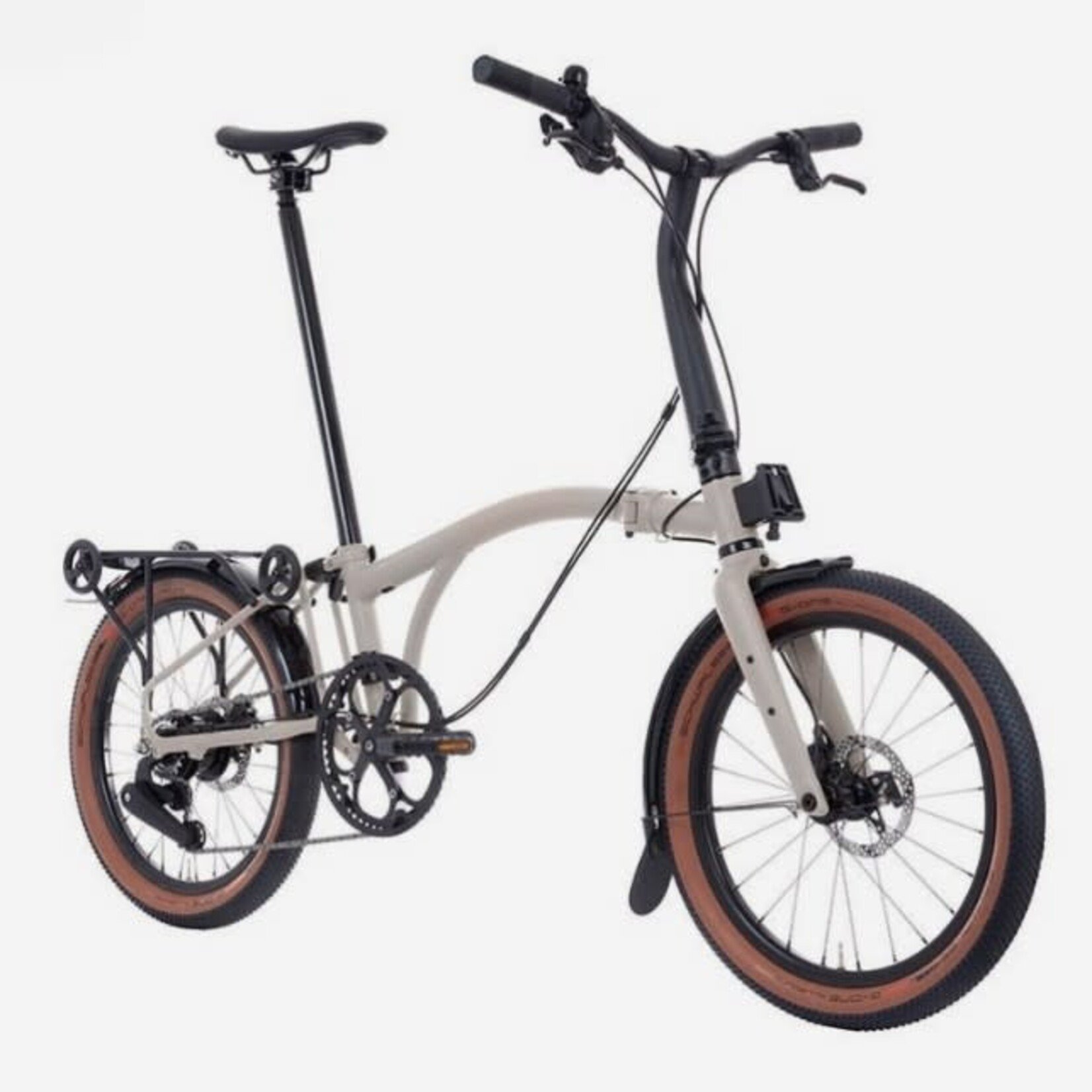 Brompton G Line with Roller Frame - 8-speed/Traildust White