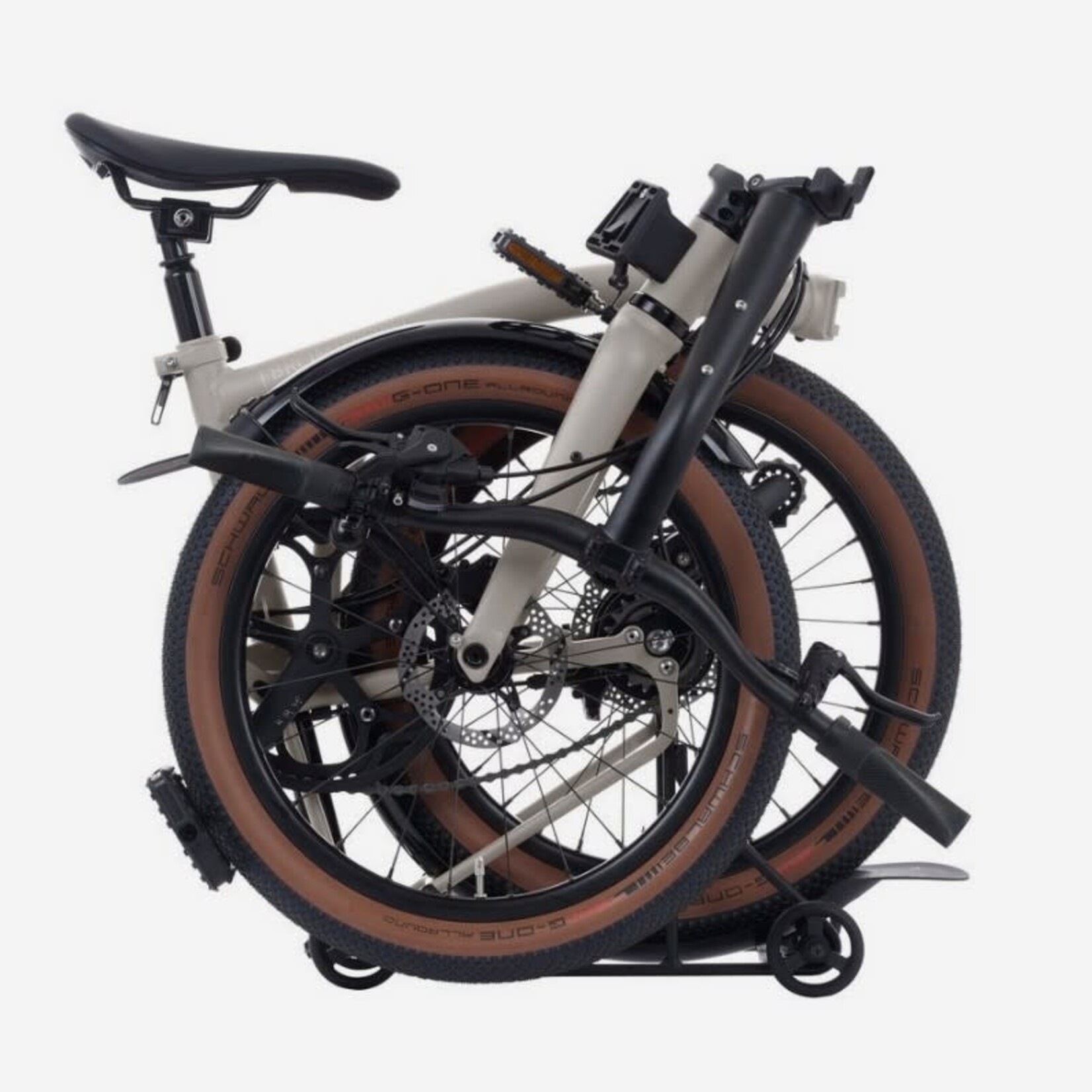 Brompton G Line with Roller Frame - 8-speed/Traildust White