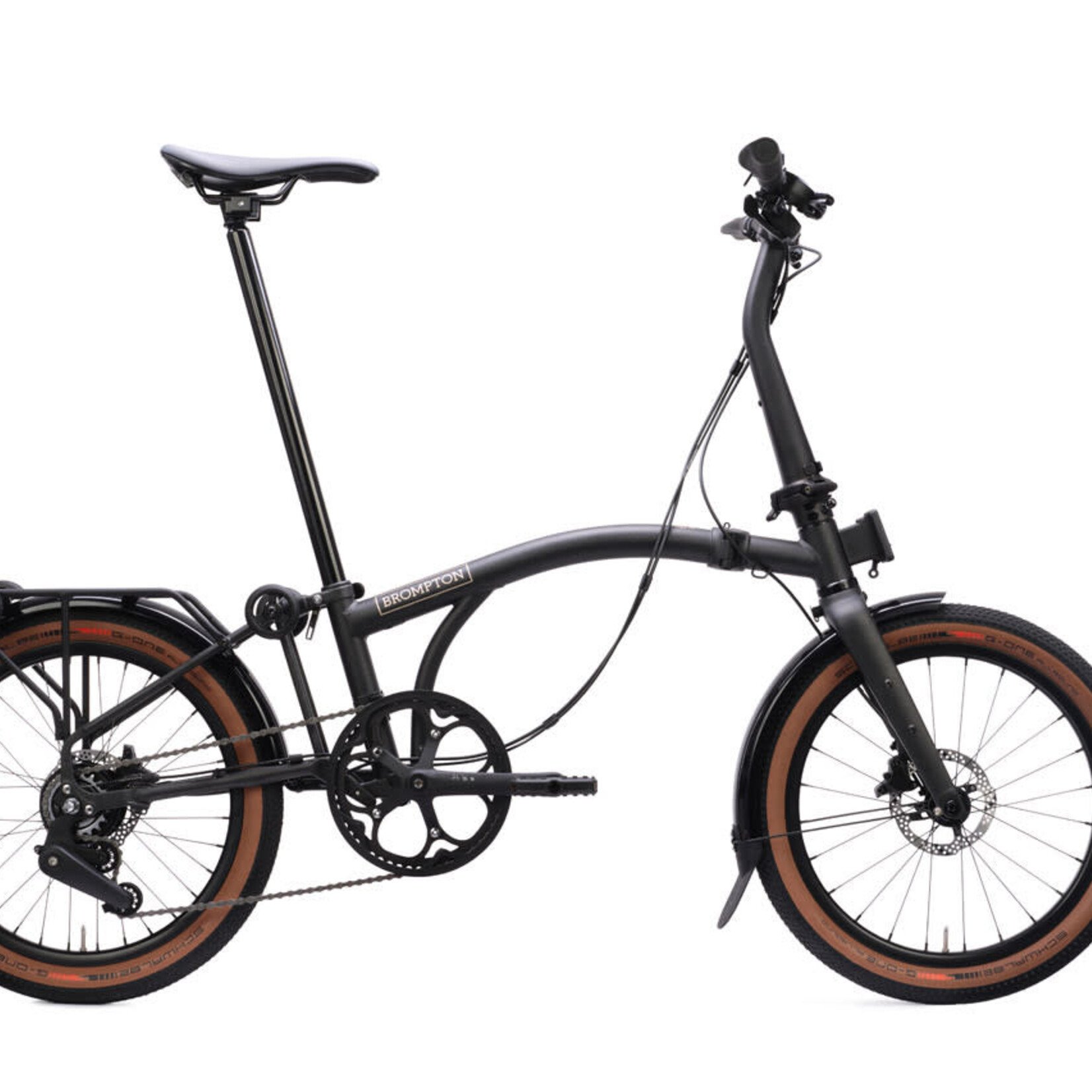 Brompton G Line with Roller Frame - 8-speed/Space Black