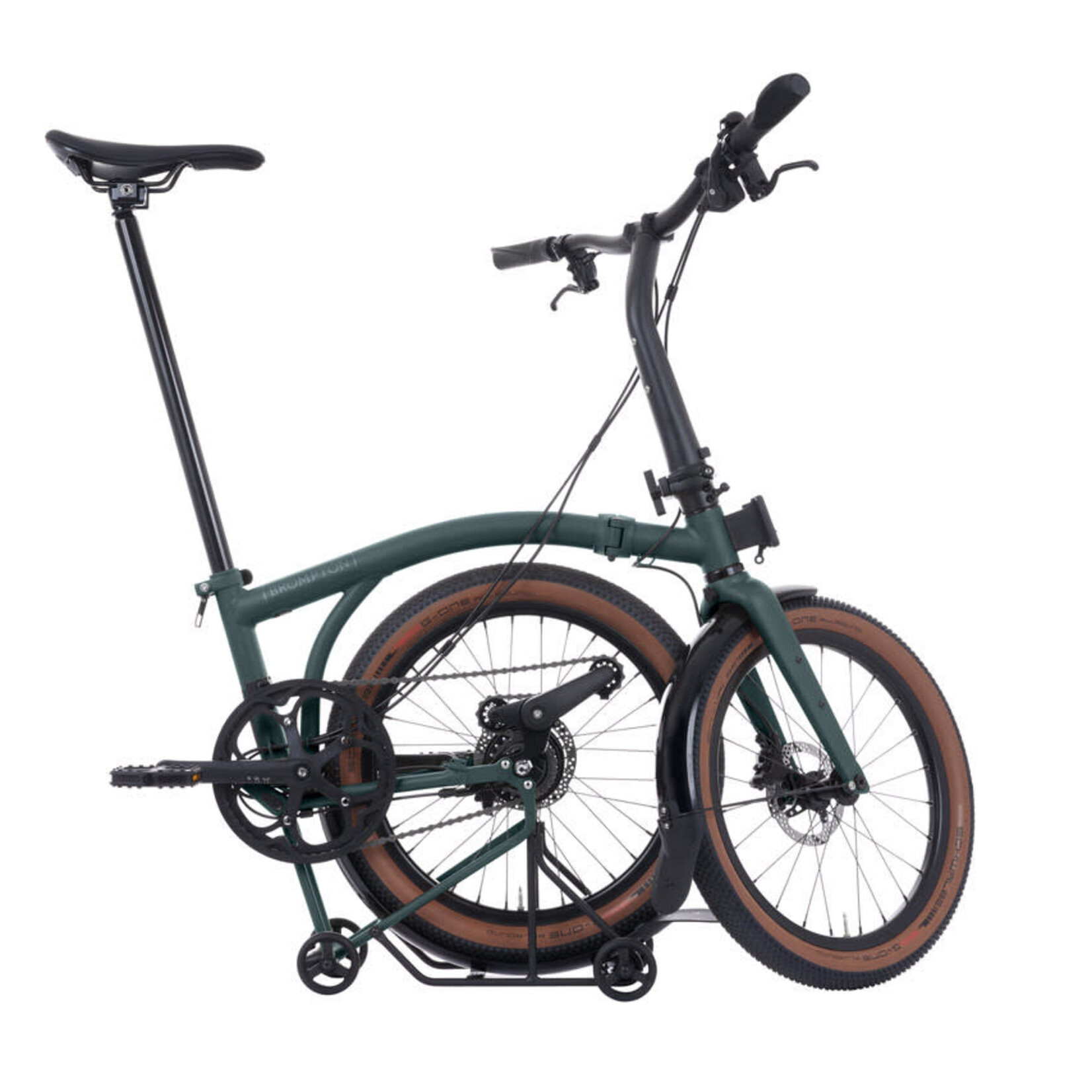Brompton G Line, Medium with Roller Frame, 8 speed - Forest Green,